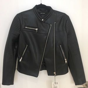Zara faux leather jacket!